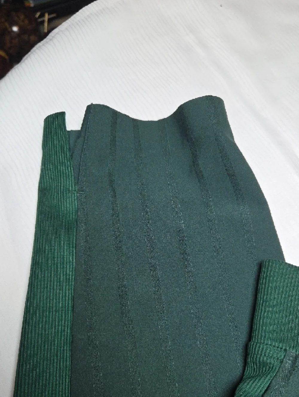 Athleta Forest Green Stretch Casual Pants,sz 4/p.